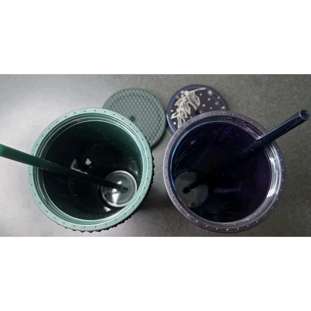 Starbucks Holiday '22 '23 Iridescent Studded Matte Siren Venti Cold Cup Tumbler